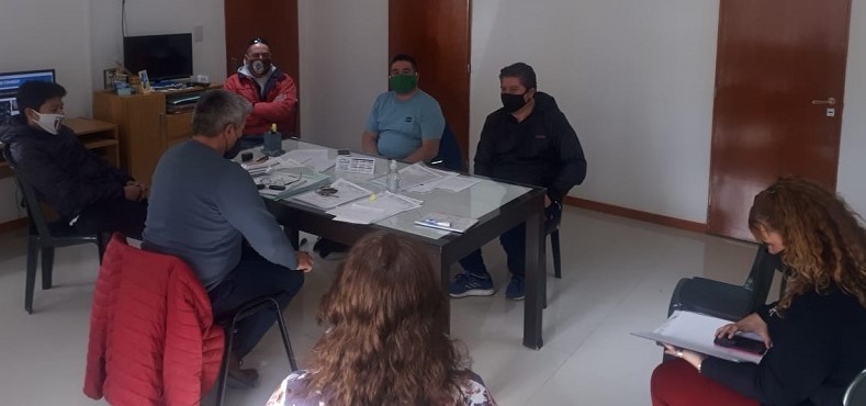 ATE Esquel se reunió con el intendente de Gobernador Costa 