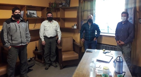  ATE se reunió con el intendente del PN Los Alerces   