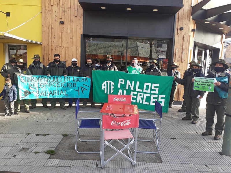 PN Los Alerces: Guardaparques sostienen reclamo por incremento salarial 