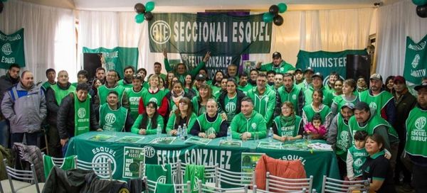 Félix González asumió un nuevo mandato al frente de ATE Esquel