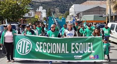 Paro General: Estatales se movilizaron por las calles de Esquel